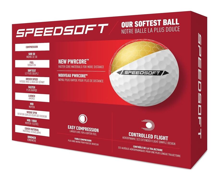 TaylorMade Golf SPEEDSOFT Golf Balls ONE Dozen