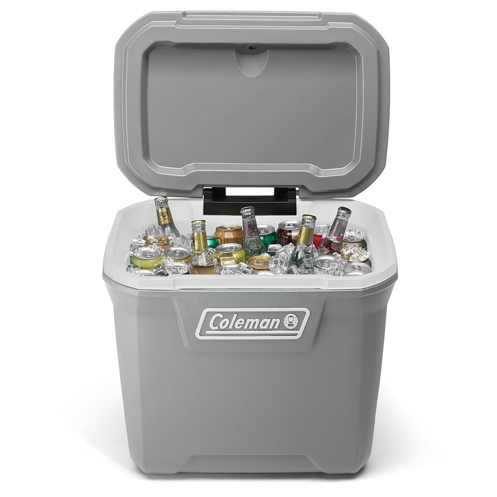 Coleman Classic Series Insulated Portable Rolling Cooler with Wheels, Leak-Resistant Outdoor Hard Cooler Keeps Ice up to 5 Days, 65-Quart