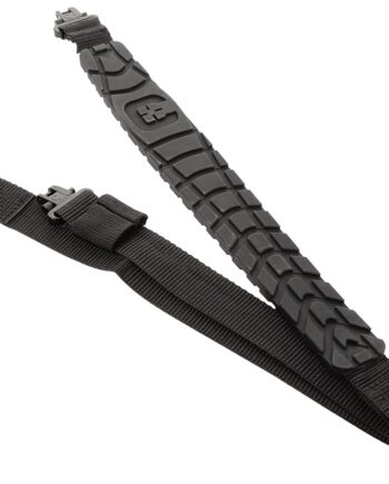 Caldwell Max Grip Slim Sling with Sling Swivel Studs and Adjustable Overmolded Strap for Shooting, Hunting and Range,Black