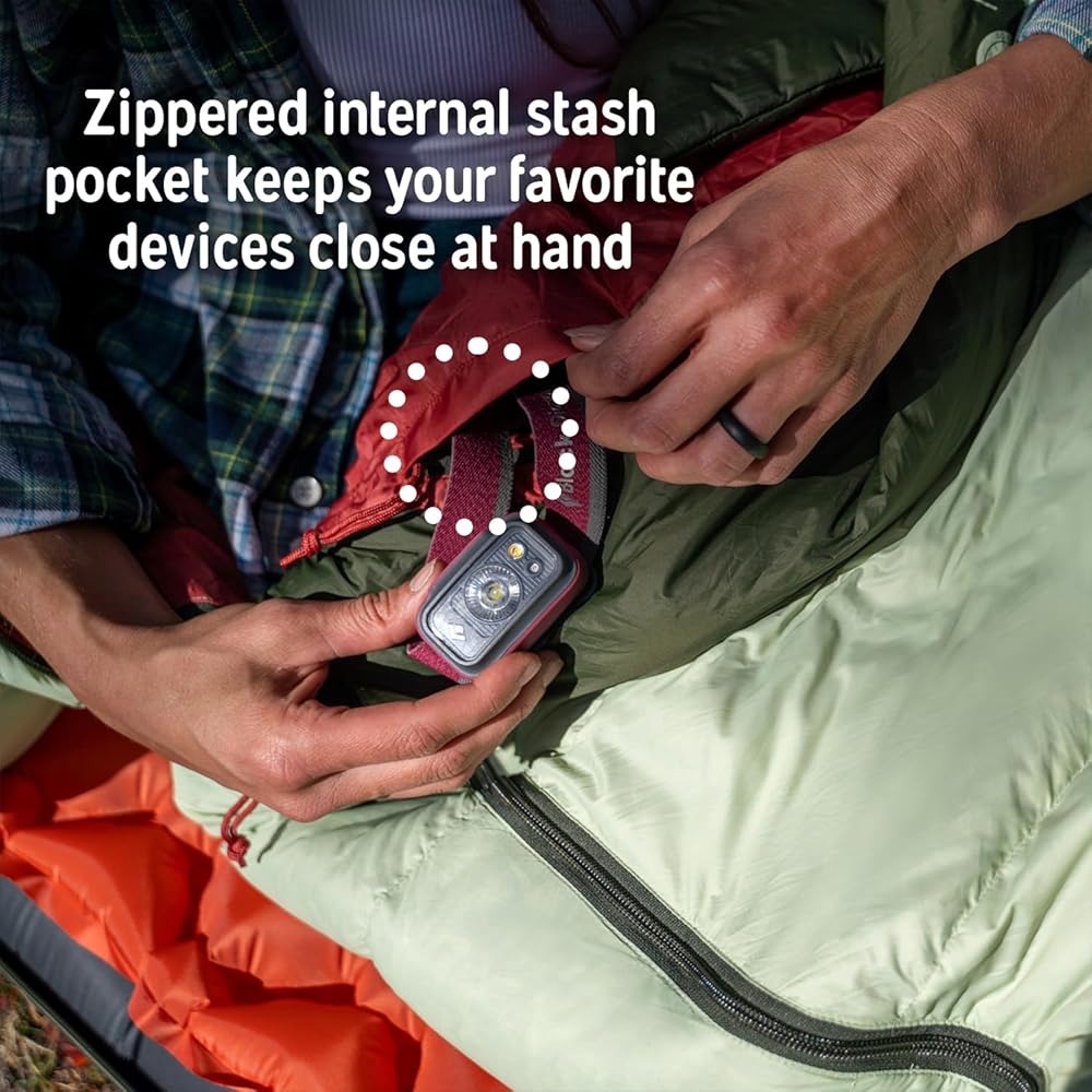 Kelty Cosmic 20 Down Mummy Sleeping Bag for Backpacking, Campers, 550 Fill Power, Recycled Fabrics with PFAS-Free DWR, Designed in Sunny Colorado, USA, 2024 Model (Long)
