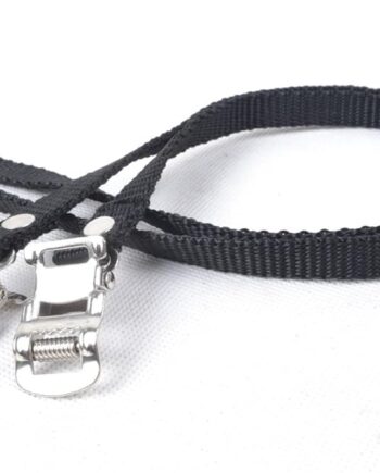 Exercise Bike Pedal Straps for Cycle Bike | 17 1/4" End to End | Replacement Straps for Bike Pedals with Toe Cages | 1 Pair