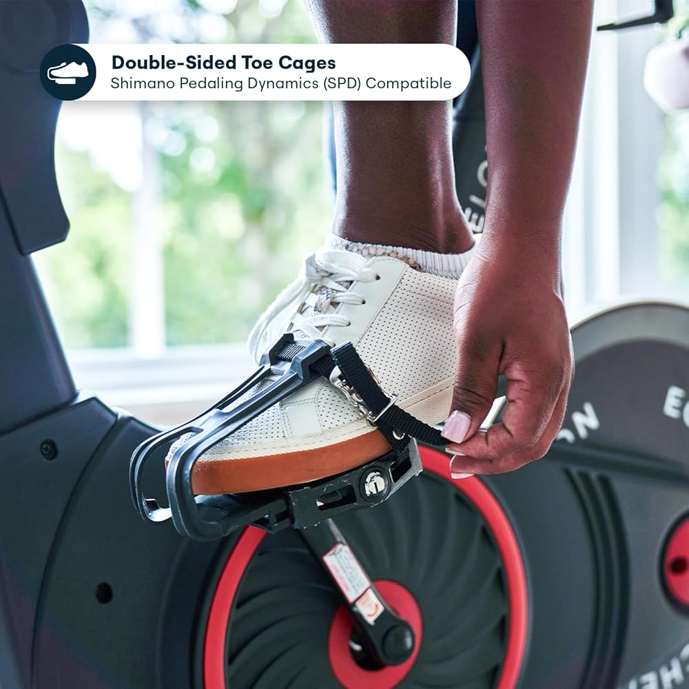 Echelon Smart Connect Fitness Bike, 30-Day Free Echelon Membership, Easy Storage, Small Spaces, Cushioned Seat, Solid Design, HIIT, Top Instructors, 32 Resistance Levels, Bluetooth, EX5