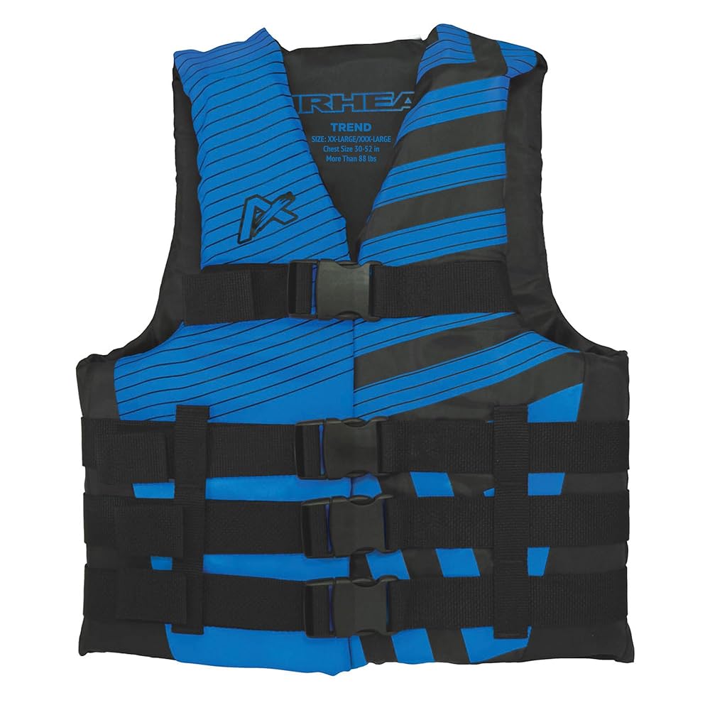 Airhead Men’s Trend Life Jacket, Coast Guard Approved, 2X-Large/3X-Large, Blue