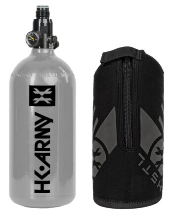 HK Army 48ci/3000psi Aluminum HPA Tank w/Neoprene Padded Cover - Gunmetal