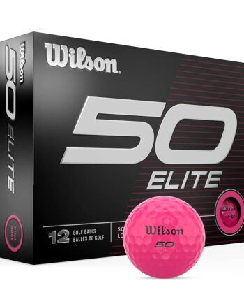 Wilson Fifty Elite Golf Balls - 12 Pack, Pink