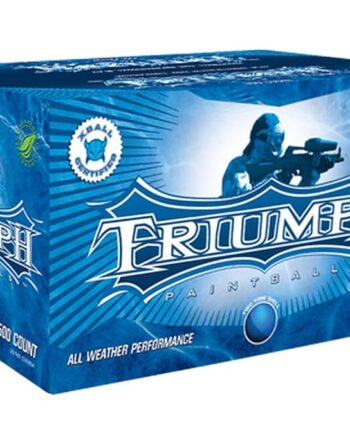 Xball Triumph 68 Caliber 500ct Paintballs, Blue Fill and Shell