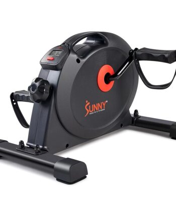 Sunny Health & Fitness Under Desk Smart Mini Pedal Exerciser, Dual Function Exercise Cycle Bike with Low Profile Design - SF-B023005DGY