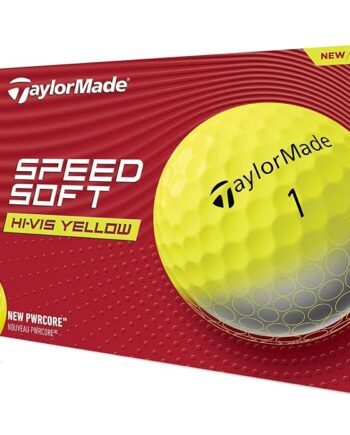 TaylorMade Golf SPEEDSOFT Golf Balls Yellow ONE Dozen