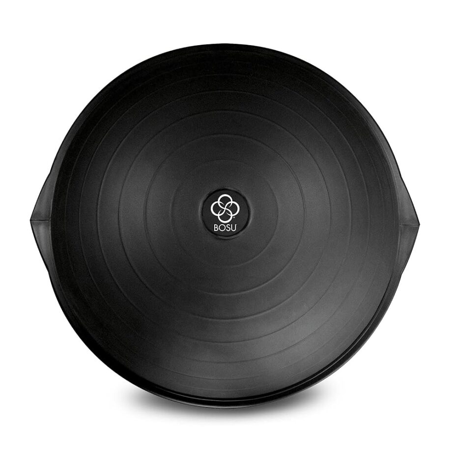 BOSU Pro Balance Trainer, Training Equipment, 65 cm Diameter, 350 lb Capacity - Burst-Resistant Stability Exercise Tool w/ Non-Slip Base, Includes Hand Pump, Commercial-Grade