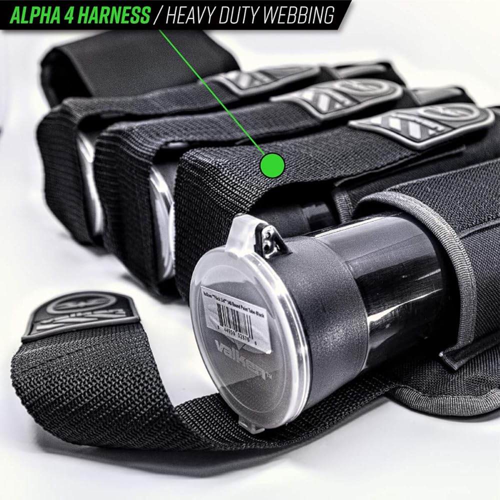 Valken Alpha 4 Pod Paintball Harness (Red)