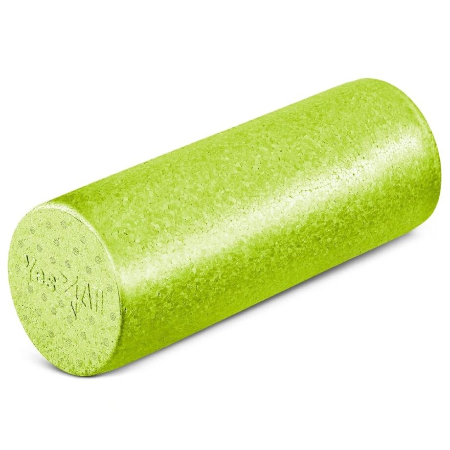 Yes4All High Density Foam Roller for Back, Variety of Sizes & Colors for Yoga, Pilates - Lime - 18 Inches