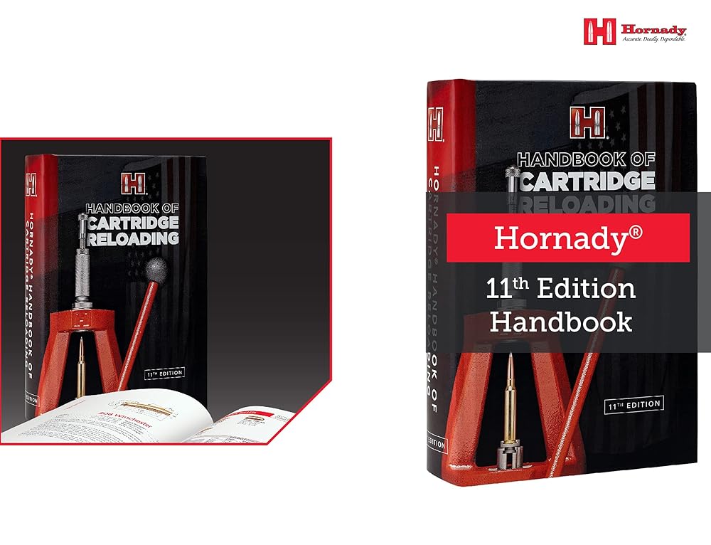 Hornady Reloading Manual - 11th Edition Handbook of Cartridge Reloading (2021), Features 1,000 Pages of Reloading Data, Techniques and Bullet Information - All Skill Levels, Hard Cover