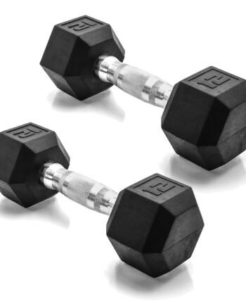 CAP Barbell 12 LB Pair Coated Hex Dumbbell Weight