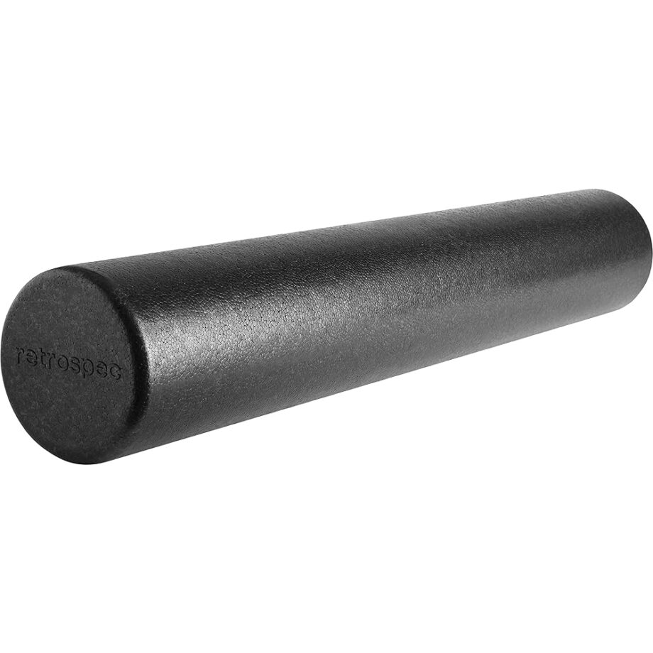 Retrospec Relief Foam Roller for Physical Therapy, Massage & Recovery - High-Density EPP Round Exercise Tool for Pilates, Yoga & Post-Workout Muscle Relief - Durable Fitness Equipment