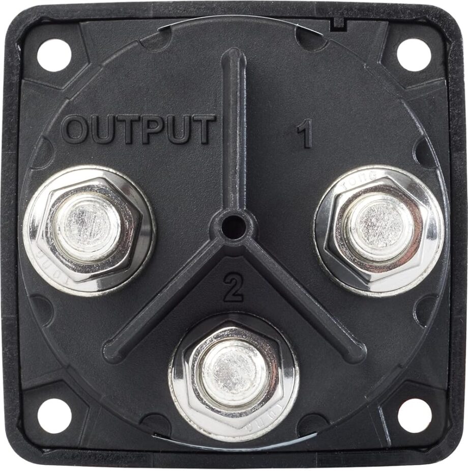 Blue Sea Systems 6008200 m-Series Series Mini Battery Switch 3 Position Selector, Black