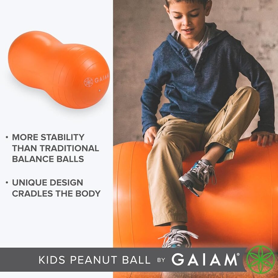 Active Seat Peanut Shaped Bounce Desk Chair , Exercise Yoga Balance Sitting Ball, Flexible Seating, Wiggle Seat for Boys and Girls