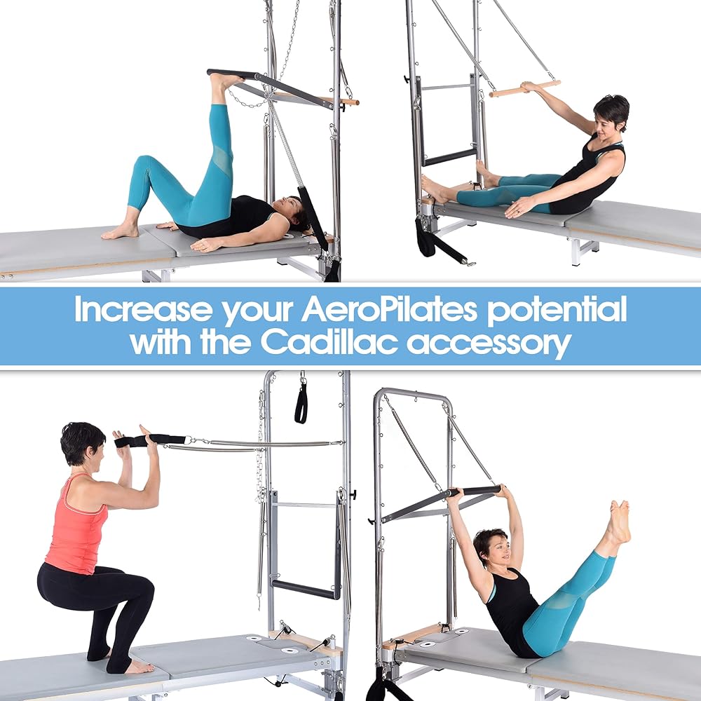 AeroPilates Precision Series Reformer 610 with Optional Cadillac (Reformer 610 with Cadillac)