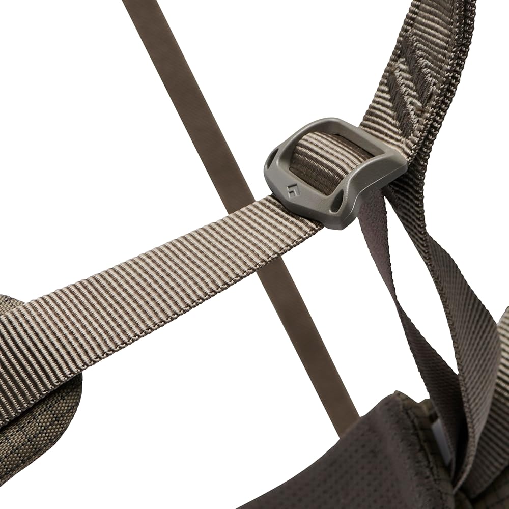BLACK DIAMOND Men’s Momentum Rock Climbing Harness | Adjustable Waist & Leg Loops | Dual Core Construction | Lightweight Comfort | Moonstone | Large
