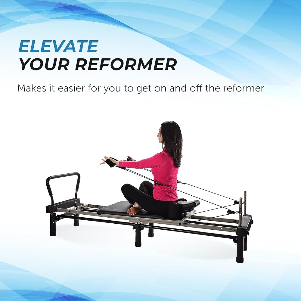 AeroPilates Reformer Stand - Add-on Pilates Accessories for AeroPilates Reformers - Pilates Workout for Home Gym Workout - Large