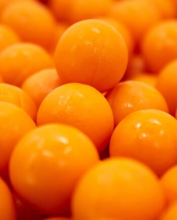 Valken Infinity Paintballs - 68cal - 2,000ct - Orange-Orange Fill