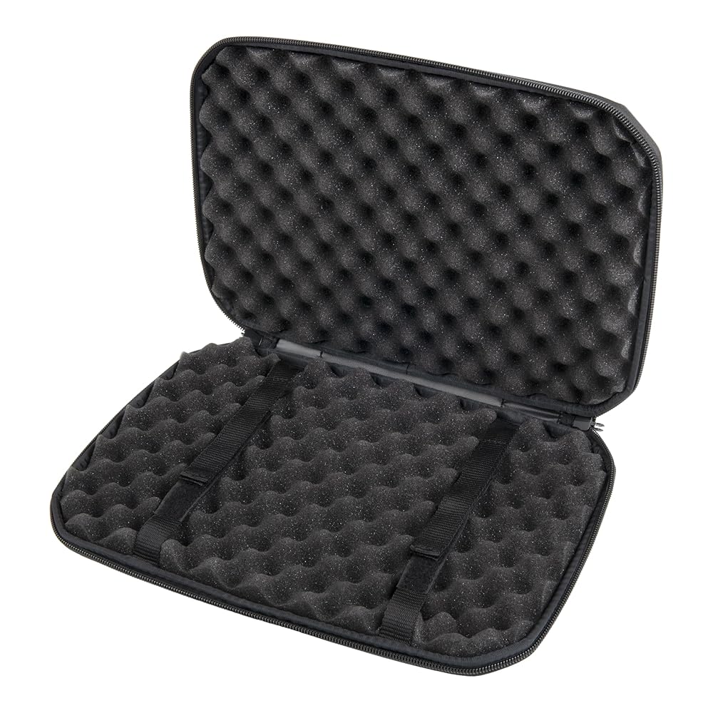 Allen Company EXO™ Hard Case Pistol Gun Safe Storage Box - Lockable Military Grade Protection for 12" Handguns - Tactical Shooting Range Case
