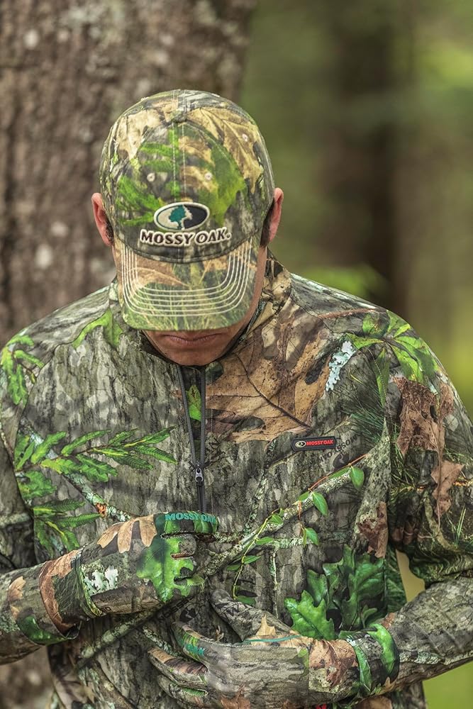 Mossy Oak Lightweight Camo Hunting Gloves