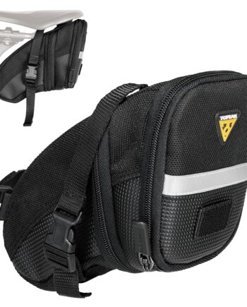 Topeak TC2261B Aero Wedge Pack with Strap Mount, Medium, black