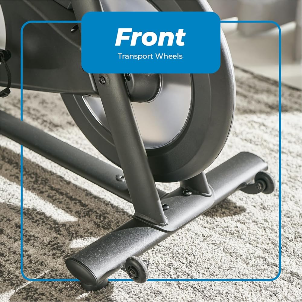 Echelon Smart Connect Fitness Bike, 30-Day Free Echelon Membership, Easy Storage, Small Spaces, Cushioned Seat, Solid Design, HIIT, Top Instructors, 32 Resistance Levels, Bluetooth, EX15