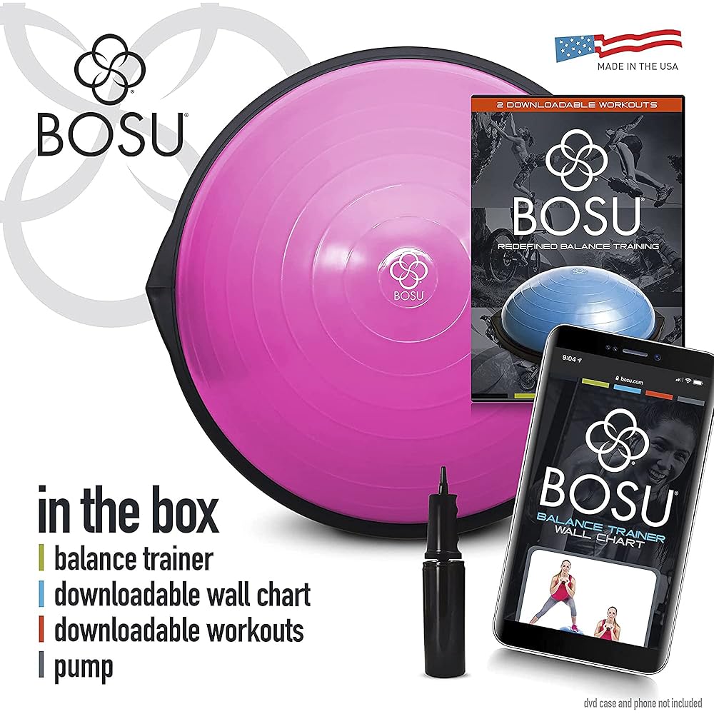 Bosu Balance Trainer, 65cm - Pink
