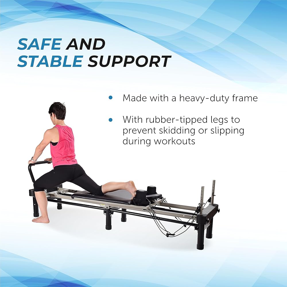 AeroPilates Reformer Stand - Add-on Pilates Accessories for AeroPilates Reformers - Pilates Workout for Home Gym Workout