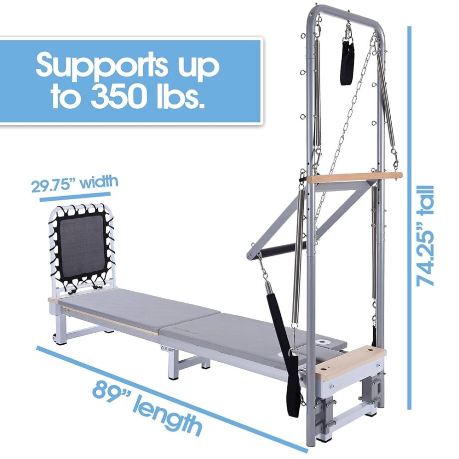 AeroPilates Precision Series Reformer 610 with Optional Cadillac (Reformer 610 with Cadillac)