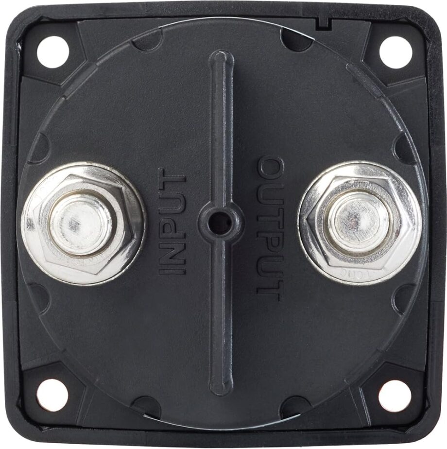 Blue Sea Systems 6004200 m-Series Battery Isolator Switch ON/OFF with Locking Key, Black