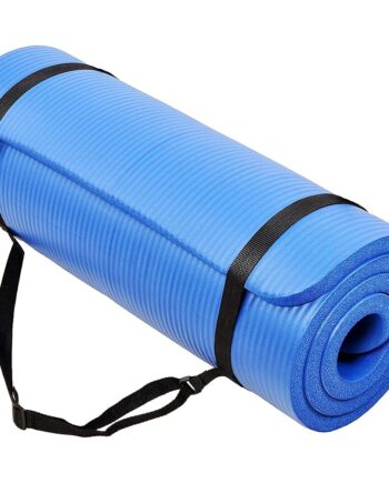 BalanceFrom 1/2 Inch Thick Yoga Mat with Carrying Strap, High-Density Exercise Mat for Home Yoga, Pilates, Stretching, Floor & Fitness Workouts, Taro Purple