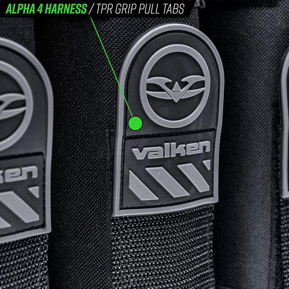 Valken Alpha 4 Pod Paintball Harness (Red)