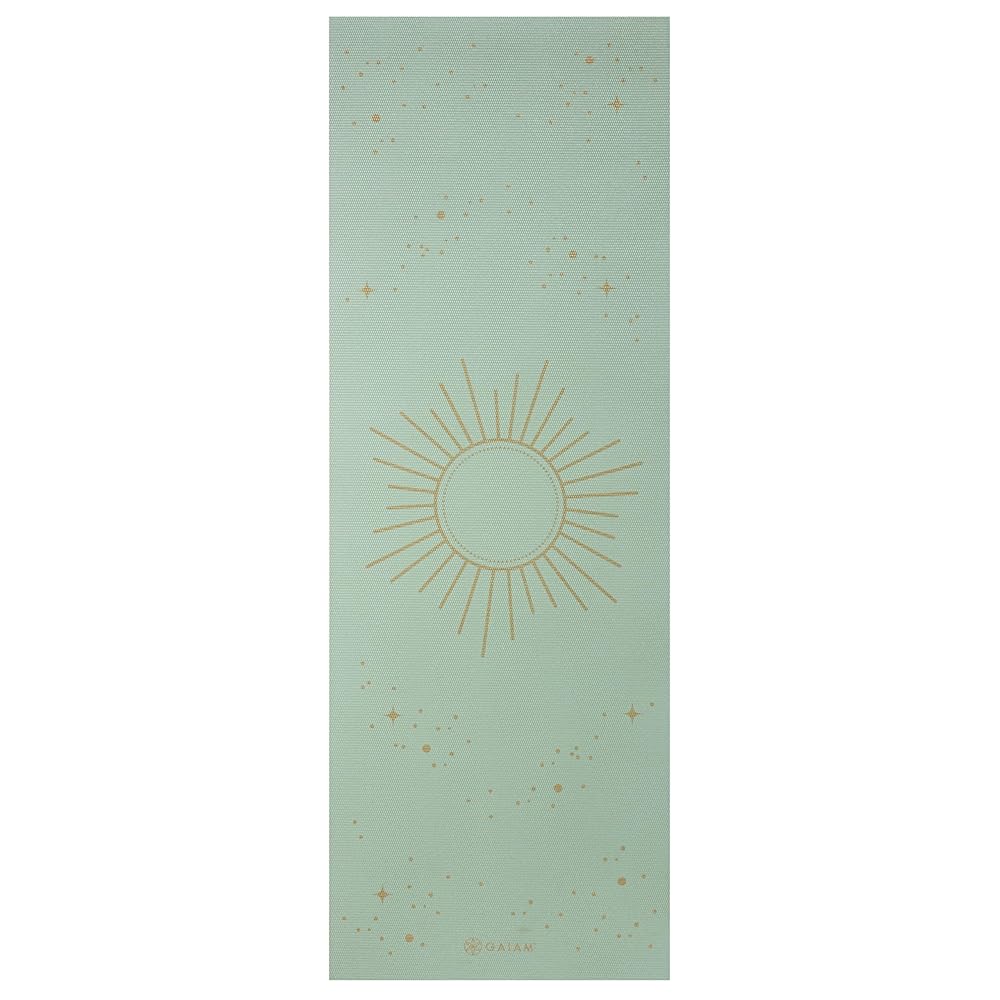 Gaiam Yoga Mat - Premium 6mm Print Extra Thick Non Slip Exercise & Fitness Mat for All Types of Yoga, Pilates & Floor Workouts (68"L x 24"W x 6mm Thick)