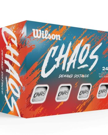 WILSON 2024 Chaos Golf Balls - 24 Balls, White