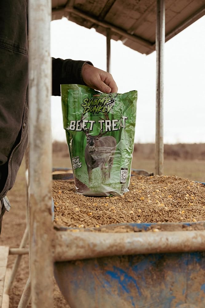 Primos Hunting Swamp Donkey Beet Treat - Premium Deer Food - Real Shredded Sugar Beets for High Sugar Content - Attracts & Nourishes Deer - 5 Pound Bag