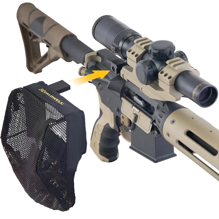 Caldwell Pic Rail Brass Catcher with Picatinny Mount and Heat Resistant Mesh for Range, Shooting and Outdoors