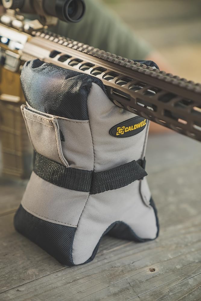 Caldwell Tactical DeadShot Combo Filled Shooting Front, Rear Rests with Adjustable Height for Rifles, Range, Hunting