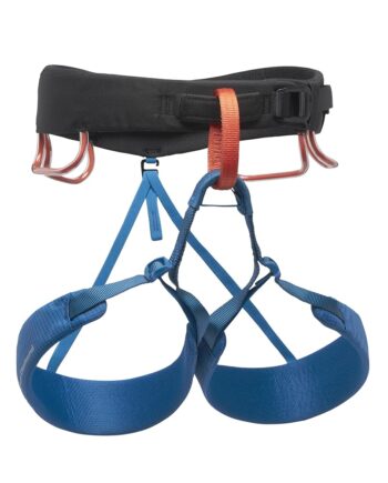 BLACK DIAMOND Men’s Momentum Rock Climbing Harness | Adjustable Waist & Leg Loops | Dual Core Construction | Lightweight Comfort | Kingfisher | Small