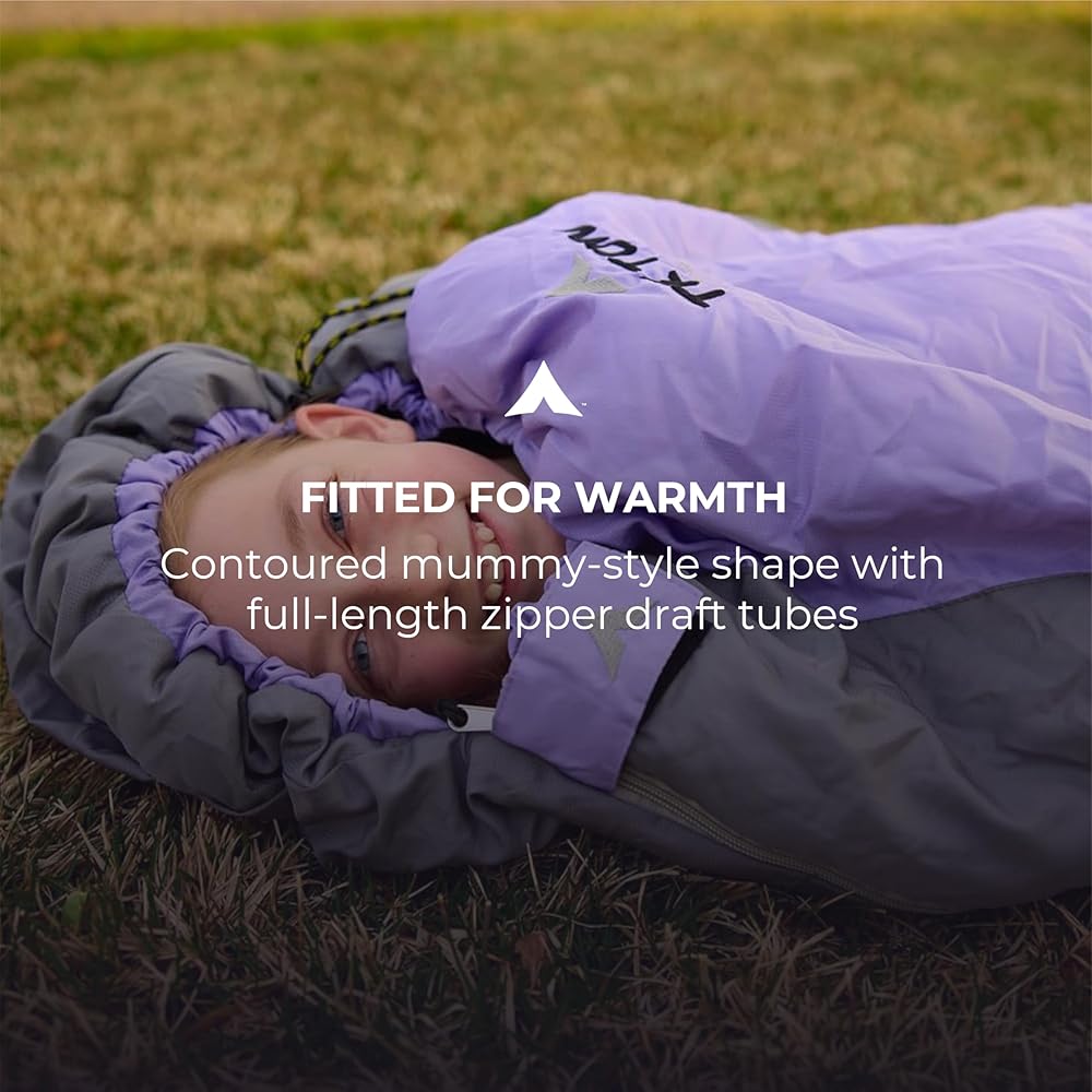 Teton Trailhead, 20 Degree Sleeping Bag; Lightweight, Warm Mummy Sleeping Bag, Camping, Backpacking, Hiking