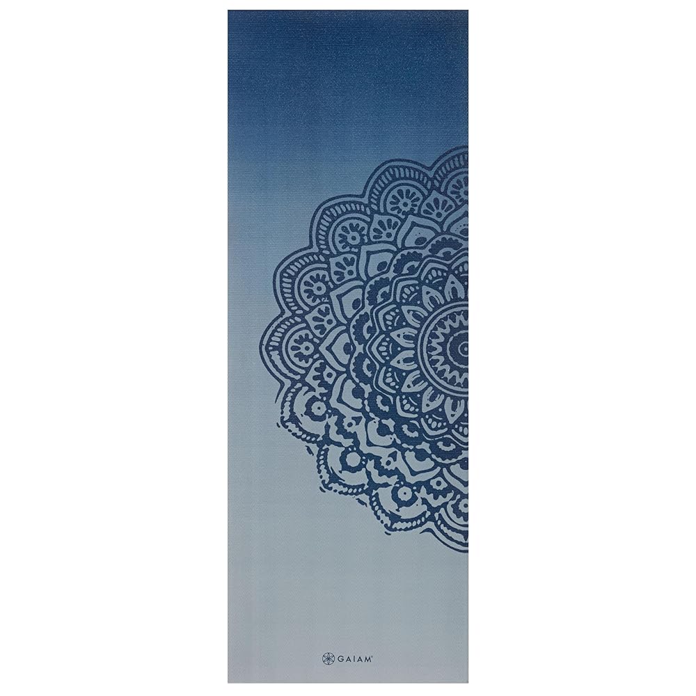 Gaiam Yoga Mat - Premium 6mm Print Extra Thick Non Slip Exercise & Fitness Mat for All Types of Yoga, Pilates & Floor Workouts (68"L x 24"W x 6mm Thick)