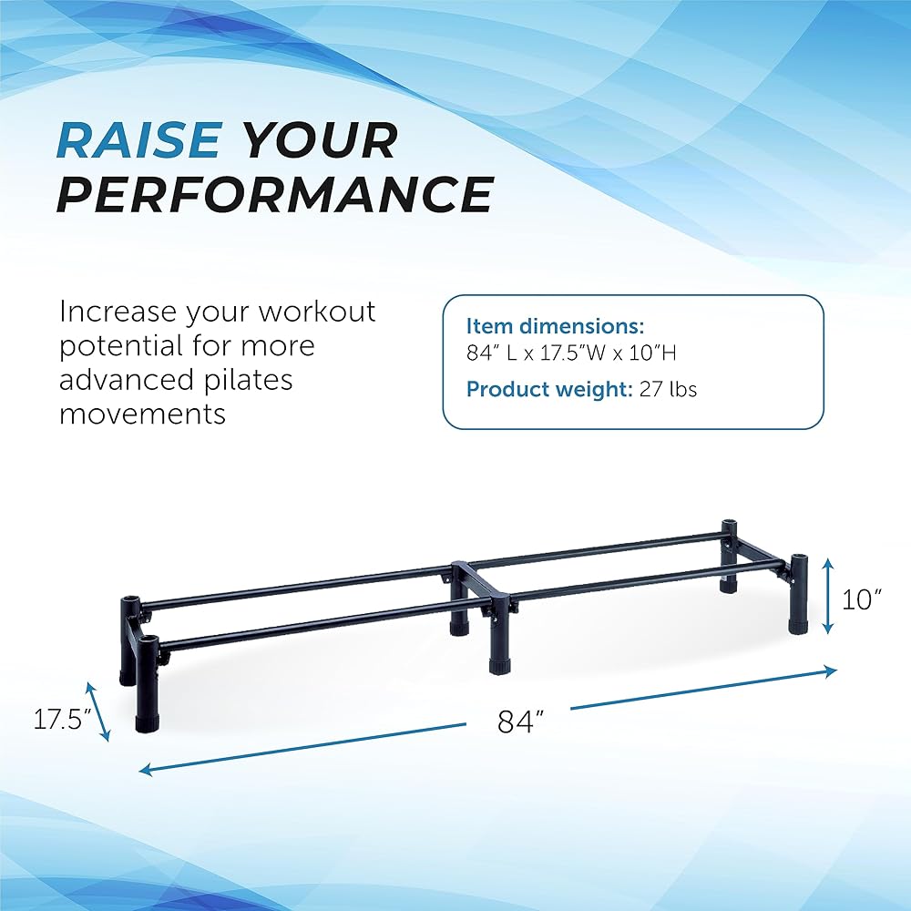 AeroPilates Reformer Stand - Add-on Pilates Accessories for AeroPilates Reformers - Pilates Workout for Home Gym Workout