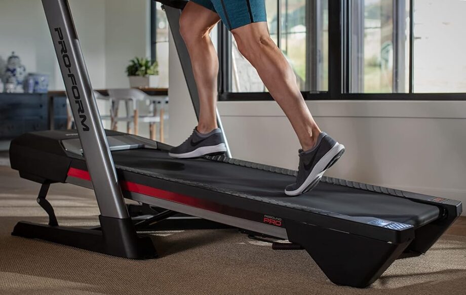 ProForm Pro 9000; Treadmill for Walking and Running with 22” Touchscreen and SpaceSaver Design