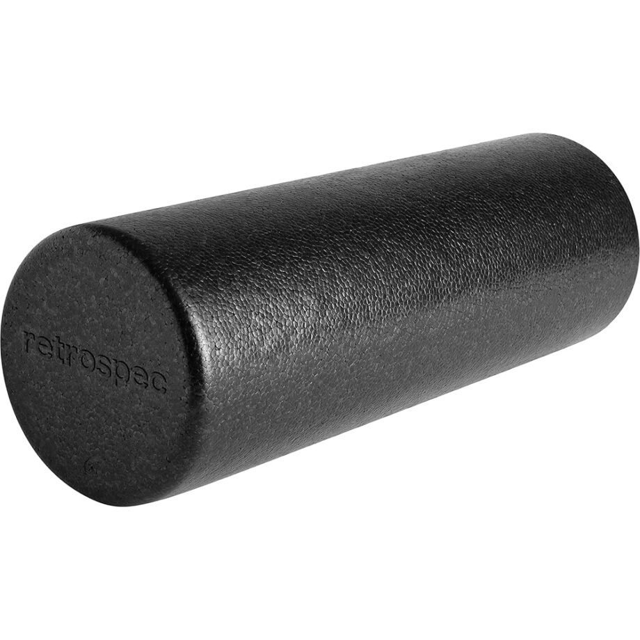 Retrospec Relief Foam Roller for Physical Therapy, Massage & Recovery - High-Density EPP Round Exercise Tool for Pilates, Yoga & Post-Workout Muscle Relief - Durable Fitness Equipment