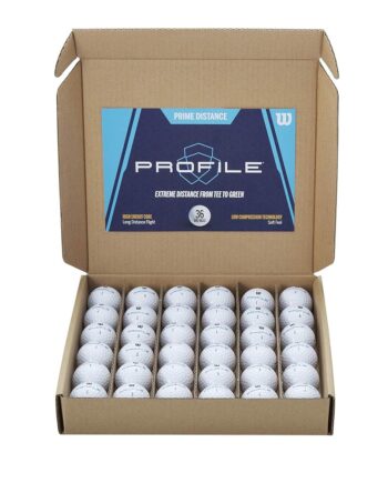 WILSON Profile Distance Golf Ball 36 pack