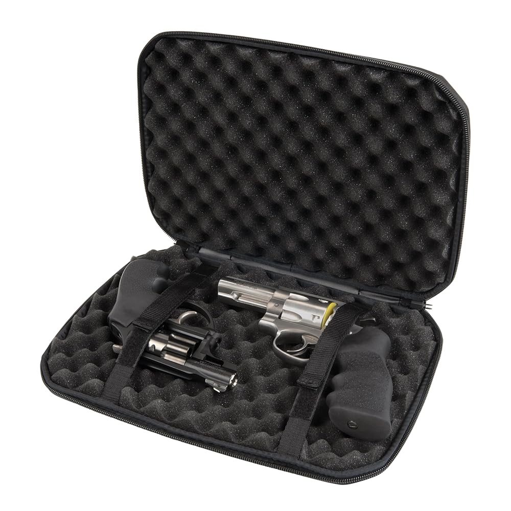 Allen Company EXO™ Hard Case Pistol Gun Safe Storage Box - Lockable Military Grade Protection for 12" Handguns - Tactical Shooting Range Case