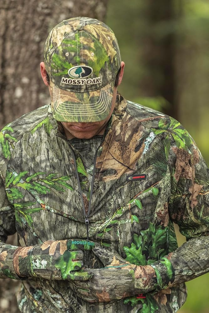 Mossy Oak Lightweight Camo Hunting Gloves