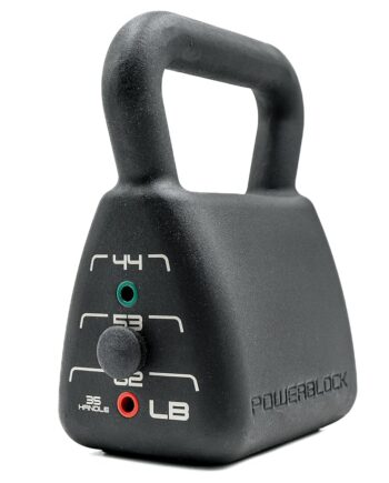 PowerBlock Pro Adjustable Heavy Kettlebell – 35-62 lb. Weight Set, Durable Long Lasting Build, Weights for Home & Commercial Gyms, Adjustable Kettlebell Weights