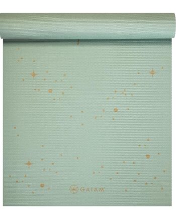 Gaiam Yoga Mat - Premium 6mm Print Extra Thick Non Slip Exercise & Fitness Mat for All Types of Yoga, Pilates & Floor Workouts (68"L x 24"W x 6mm Thick)